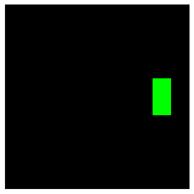 Image with rectangle numpy